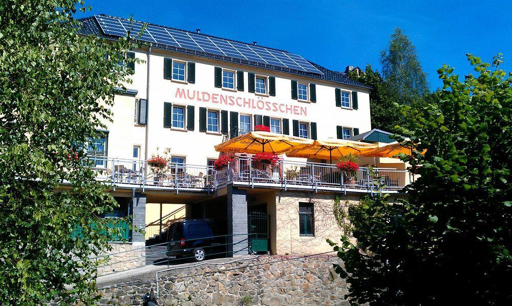 Muldenschlosschen Otel Lunzenau Dış mekan fotoğraf